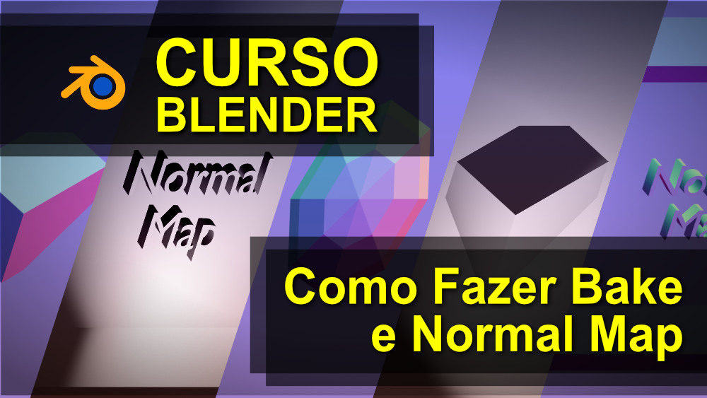 Curso de Blender 3D - Texturização: Como Fazer Bake Normal com Cycles e Shader Editor no Blender Curso de Blender 3D - Texturização: Como Fazer Bake Normal com Cycles e Shader Editor no Blender